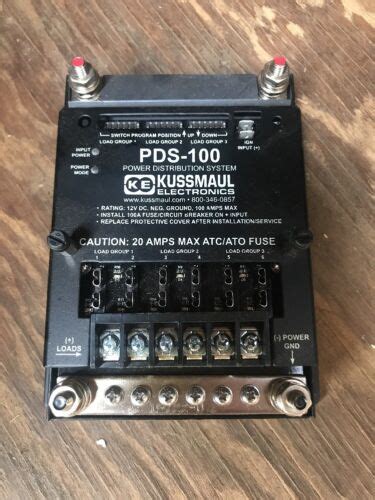 12v power distribution box kussmaul|Kussmaul 390.